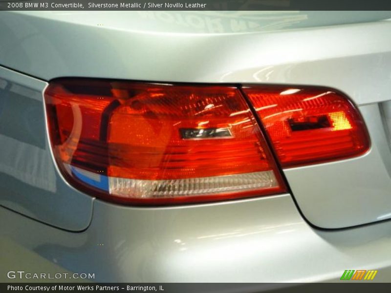 Silverstone Metallic / Silver Novillo Leather 2008 BMW M3 Convertible
