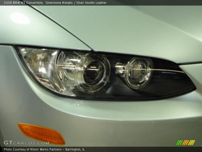 Silverstone Metallic / Silver Novillo Leather 2008 BMW M3 Convertible