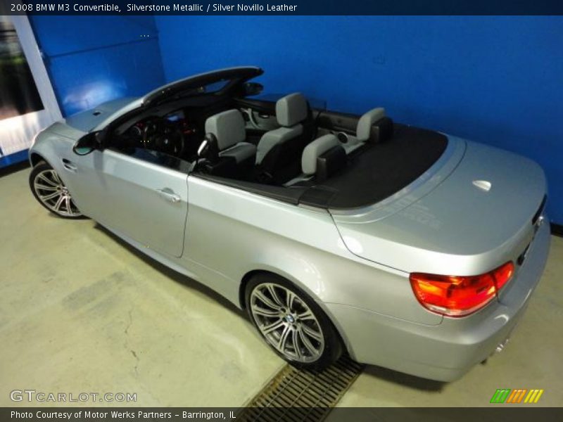 Silverstone Metallic / Silver Novillo Leather 2008 BMW M3 Convertible