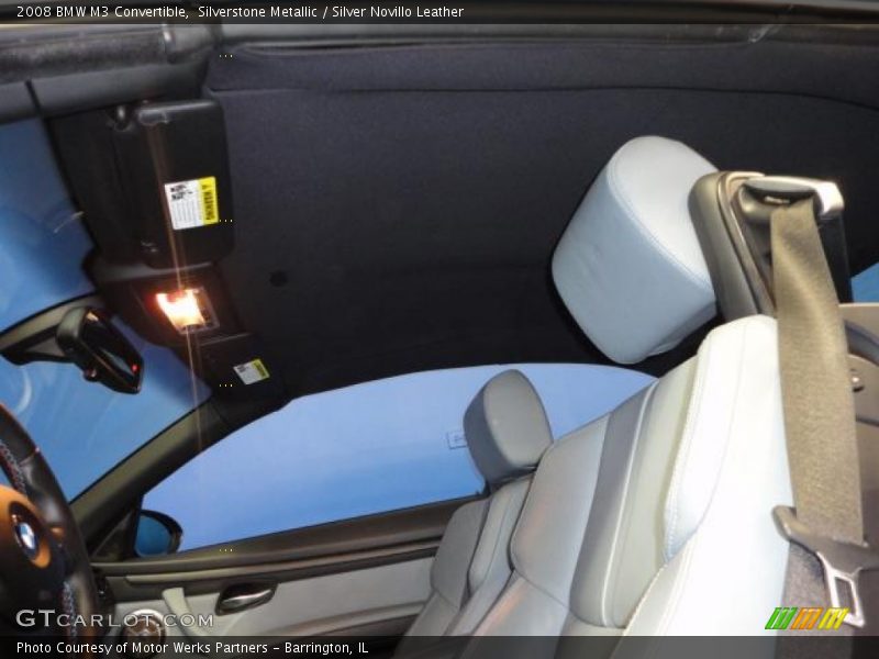 Silverstone Metallic / Silver Novillo Leather 2008 BMW M3 Convertible