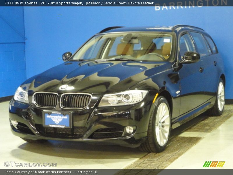 Jet Black / Saddle Brown Dakota Leather 2011 BMW 3 Series 328i xDrive Sports Wagon