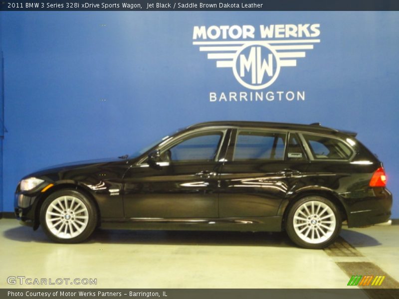 Jet Black / Saddle Brown Dakota Leather 2011 BMW 3 Series 328i xDrive Sports Wagon
