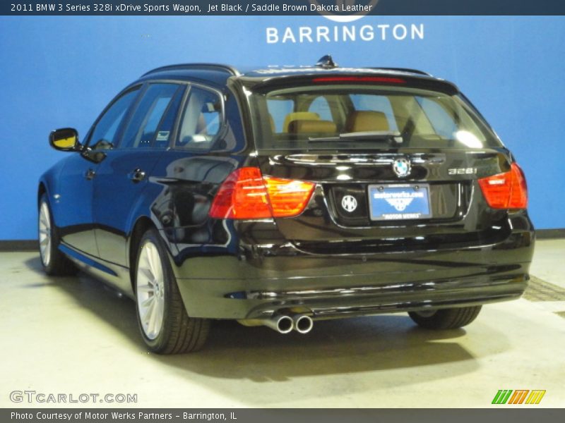 Jet Black / Saddle Brown Dakota Leather 2011 BMW 3 Series 328i xDrive Sports Wagon