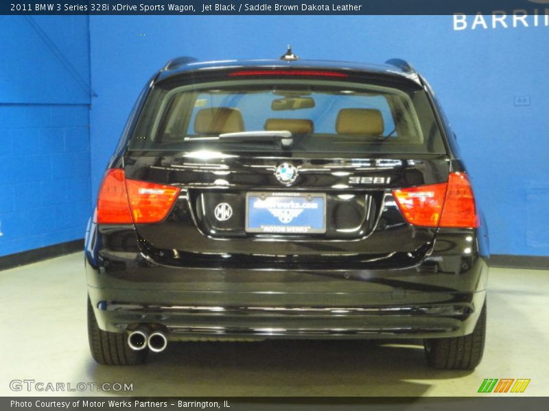 Jet Black / Saddle Brown Dakota Leather 2011 BMW 3 Series 328i xDrive Sports Wagon