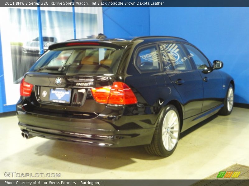 Jet Black / Saddle Brown Dakota Leather 2011 BMW 3 Series 328i xDrive Sports Wagon