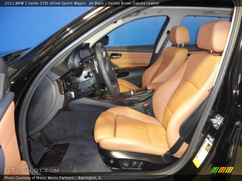 Jet Black / Saddle Brown Dakota Leather 2011 BMW 3 Series 328i xDrive Sports Wagon