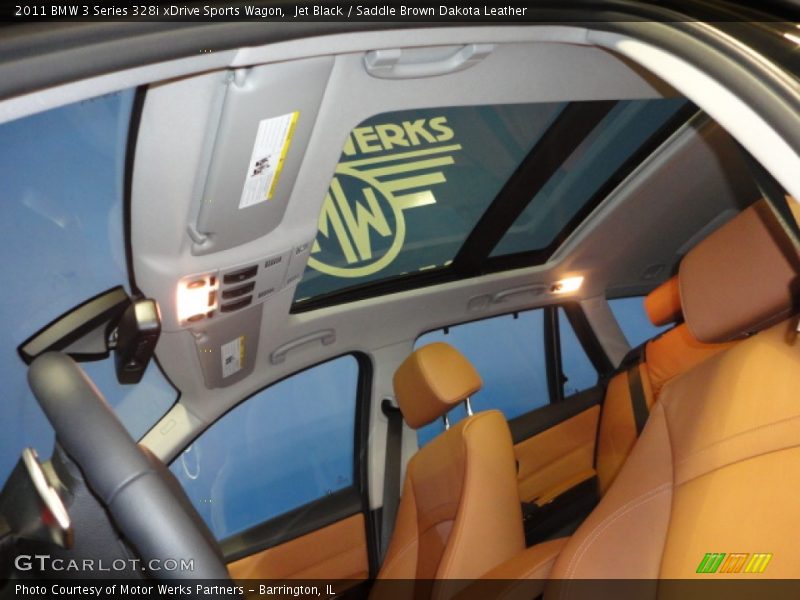 Jet Black / Saddle Brown Dakota Leather 2011 BMW 3 Series 328i xDrive Sports Wagon