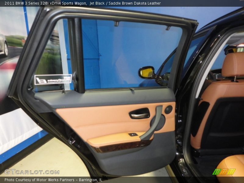 Jet Black / Saddle Brown Dakota Leather 2011 BMW 3 Series 328i xDrive Sports Wagon