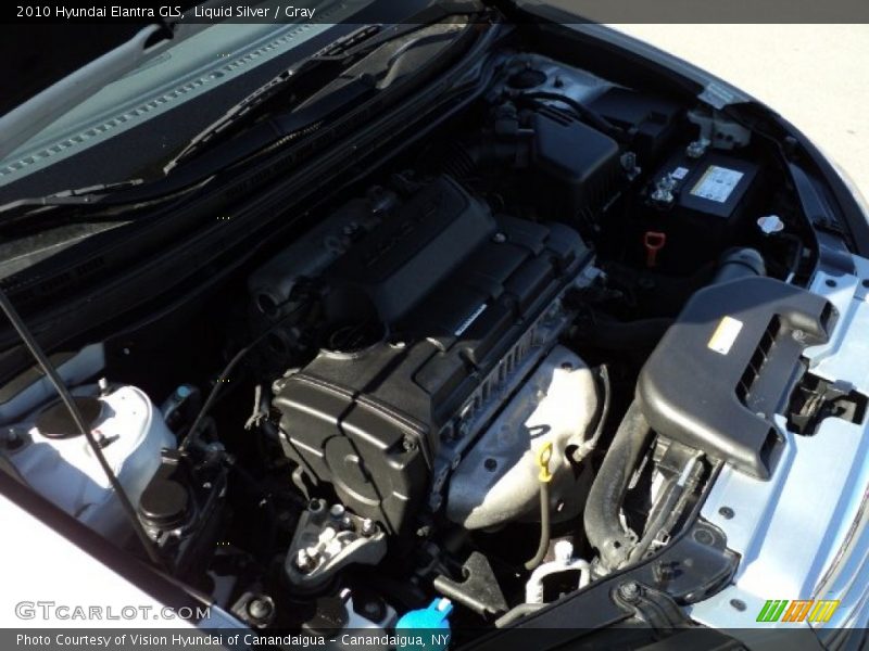 Liquid Silver / Gray 2010 Hyundai Elantra GLS