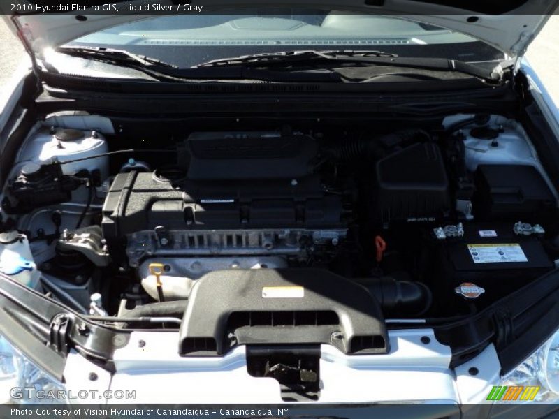 Liquid Silver / Gray 2010 Hyundai Elantra GLS
