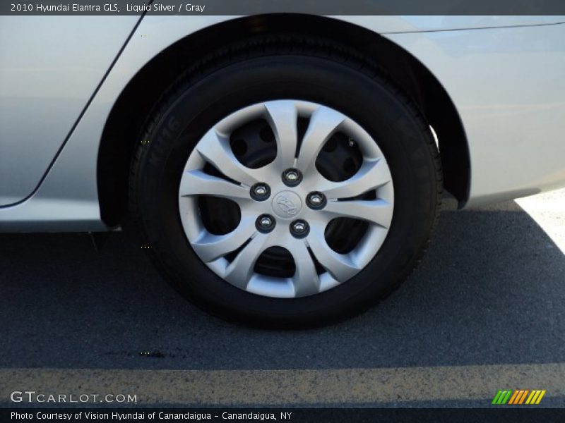 Liquid Silver / Gray 2010 Hyundai Elantra GLS