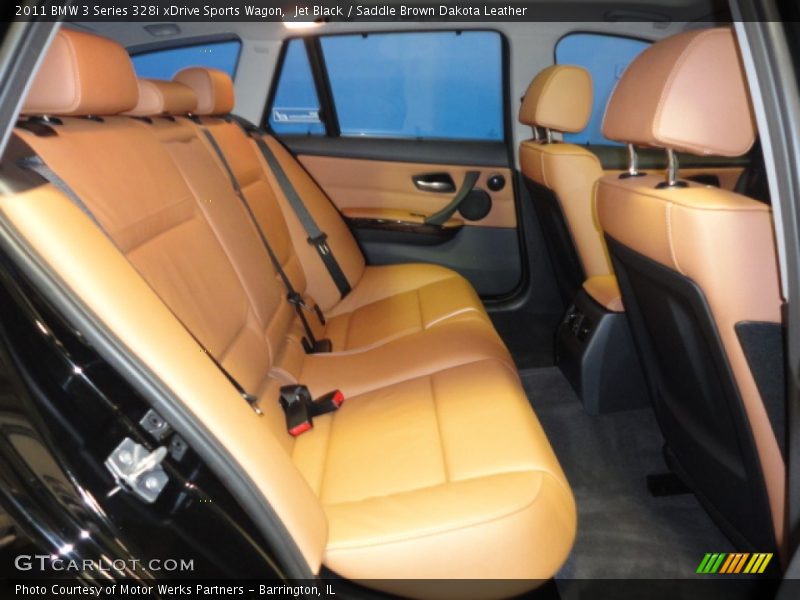 Jet Black / Saddle Brown Dakota Leather 2011 BMW 3 Series 328i xDrive Sports Wagon