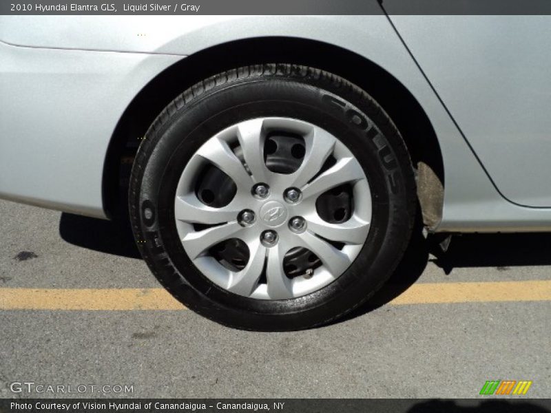 Liquid Silver / Gray 2010 Hyundai Elantra GLS