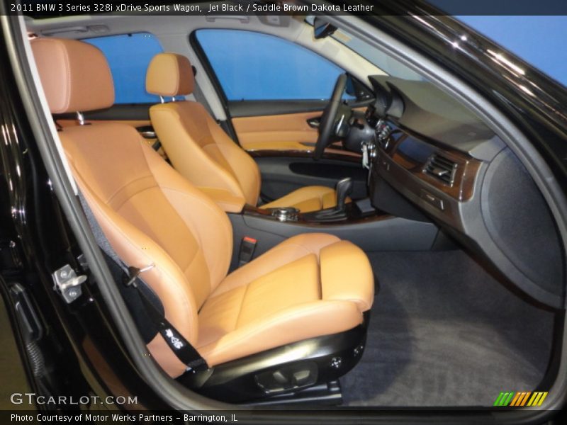 Jet Black / Saddle Brown Dakota Leather 2011 BMW 3 Series 328i xDrive Sports Wagon