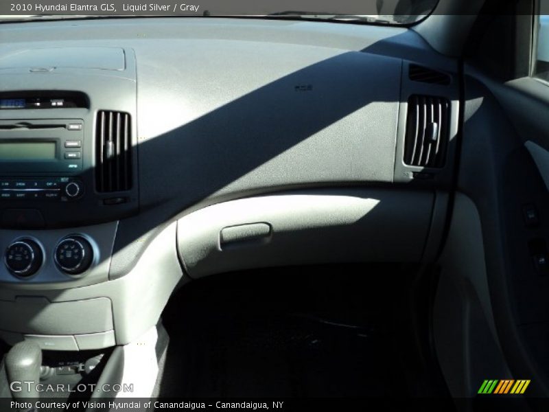 Liquid Silver / Gray 2010 Hyundai Elantra GLS