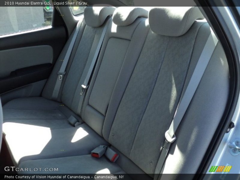 Liquid Silver / Gray 2010 Hyundai Elantra GLS