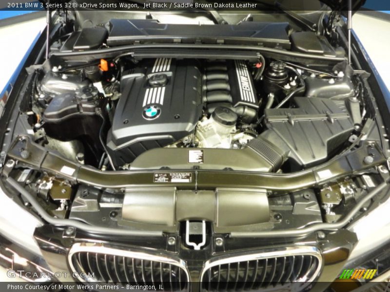 Jet Black / Saddle Brown Dakota Leather 2011 BMW 3 Series 328i xDrive Sports Wagon