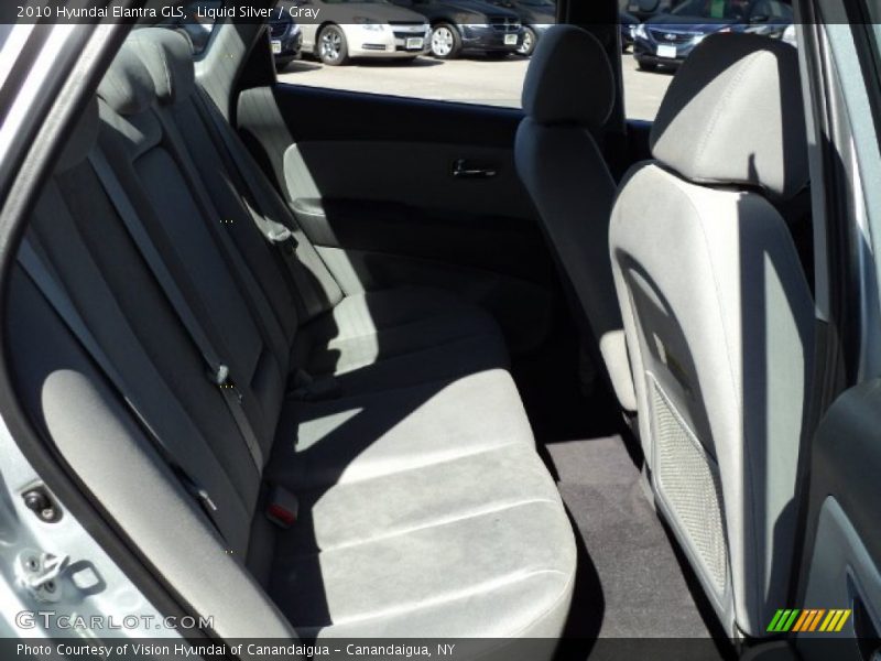 Liquid Silver / Gray 2010 Hyundai Elantra GLS