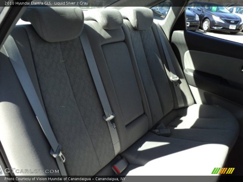 Liquid Silver / Gray 2010 Hyundai Elantra GLS