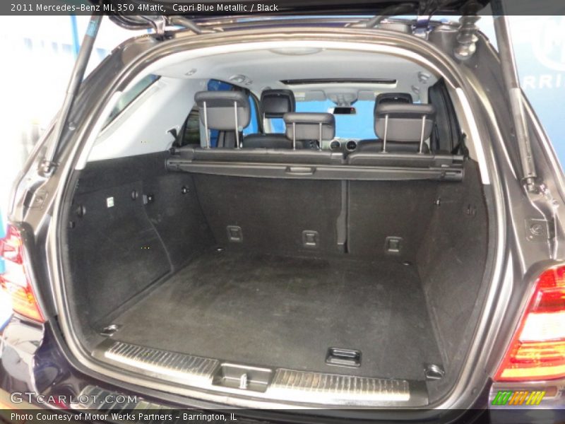 Capri Blue Metallic / Black 2011 Mercedes-Benz ML 350 4Matic