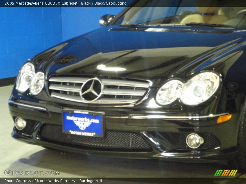 Black / Black/Cappuccino 2009 Mercedes-Benz CLK 350 Cabriolet