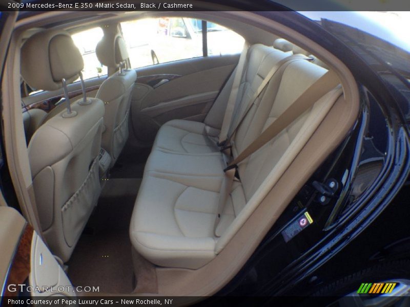 Black / Cashmere 2009 Mercedes-Benz E 350 4Matic Sedan
