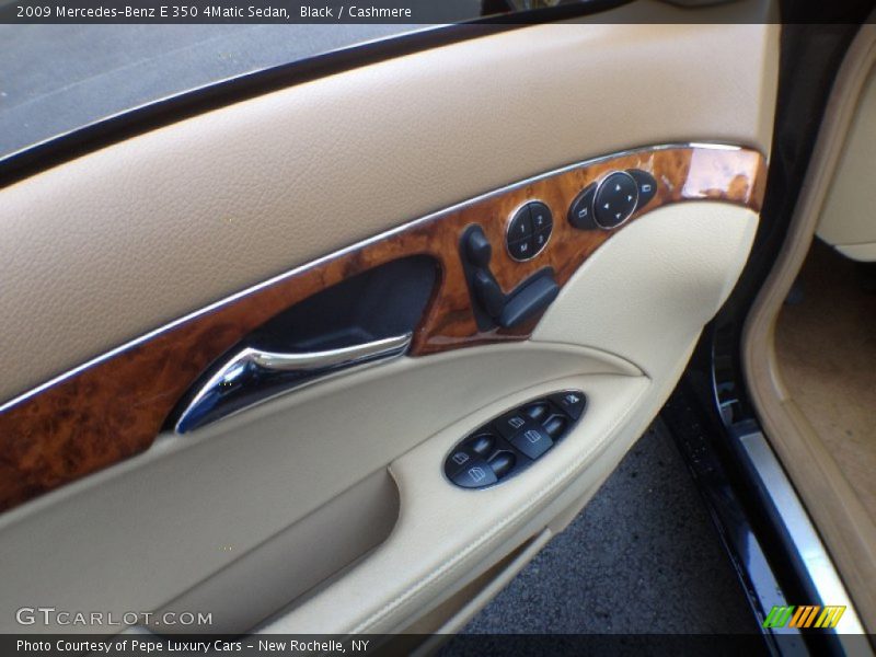 Black / Cashmere 2009 Mercedes-Benz E 350 4Matic Sedan