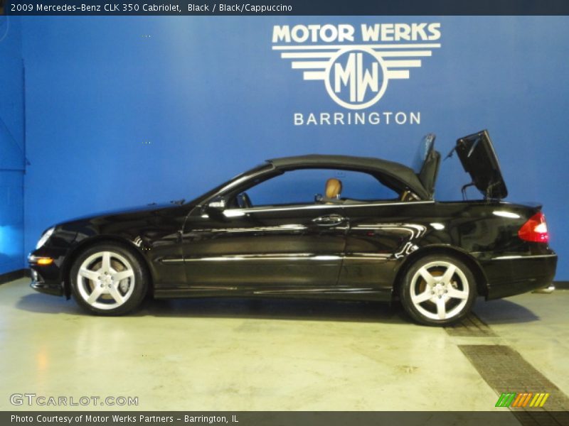 Black / Black/Cappuccino 2009 Mercedes-Benz CLK 350 Cabriolet