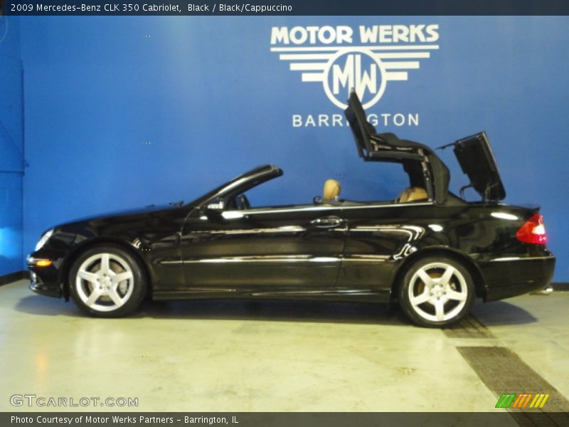 Black / Black/Cappuccino 2009 Mercedes-Benz CLK 350 Cabriolet