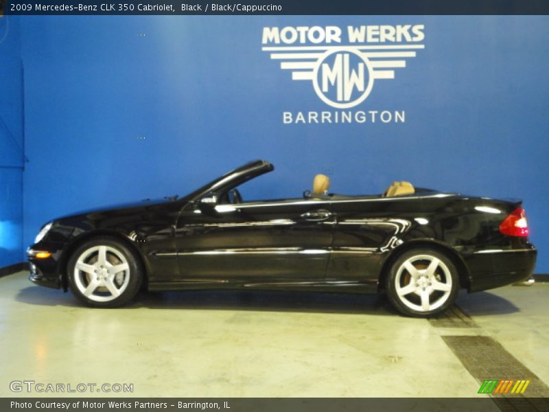 Black / Black/Cappuccino 2009 Mercedes-Benz CLK 350 Cabriolet