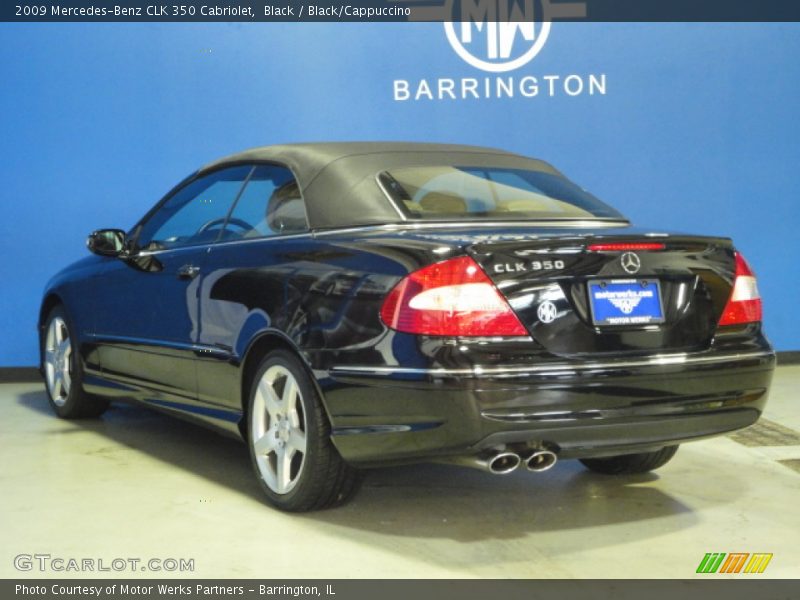 Black / Black/Cappuccino 2009 Mercedes-Benz CLK 350 Cabriolet