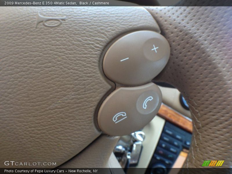Black / Cashmere 2009 Mercedes-Benz E 350 4Matic Sedan