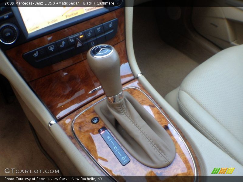Black / Cashmere 2009 Mercedes-Benz E 350 4Matic Sedan