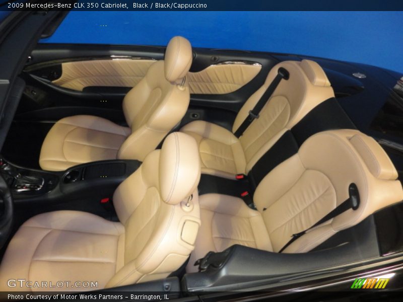Black / Black/Cappuccino 2009 Mercedes-Benz CLK 350 Cabriolet