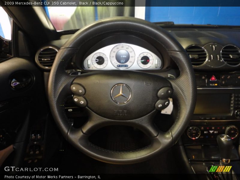 Black / Black/Cappuccino 2009 Mercedes-Benz CLK 350 Cabriolet