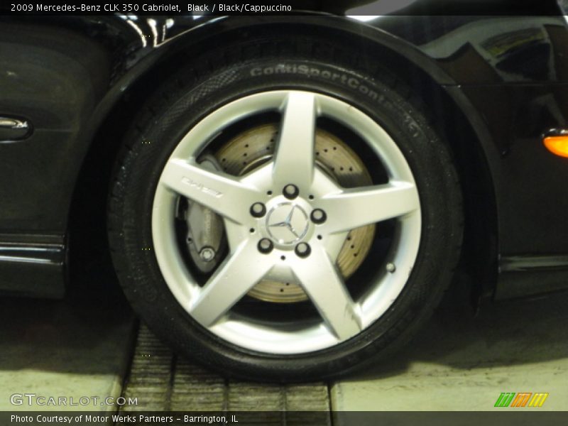 Black / Black/Cappuccino 2009 Mercedes-Benz CLK 350 Cabriolet
