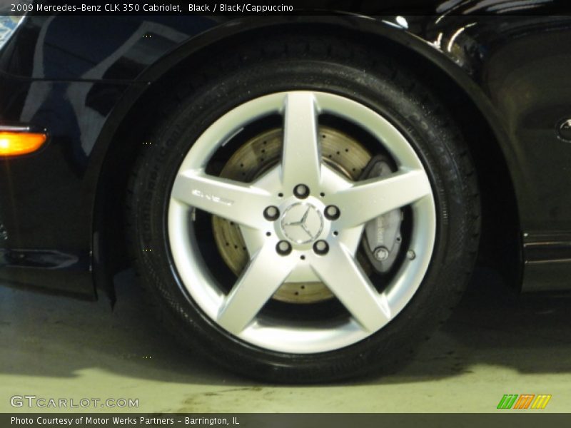 Black / Black/Cappuccino 2009 Mercedes-Benz CLK 350 Cabriolet