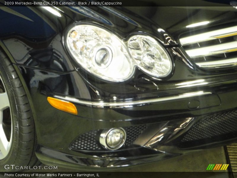 Black / Black/Cappuccino 2009 Mercedes-Benz CLK 350 Cabriolet