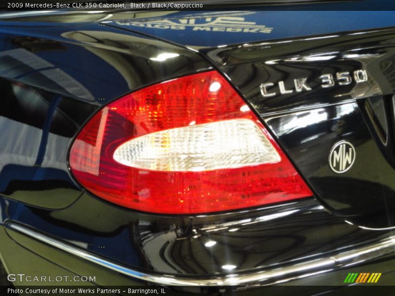 Black / Black/Cappuccino 2009 Mercedes-Benz CLK 350 Cabriolet