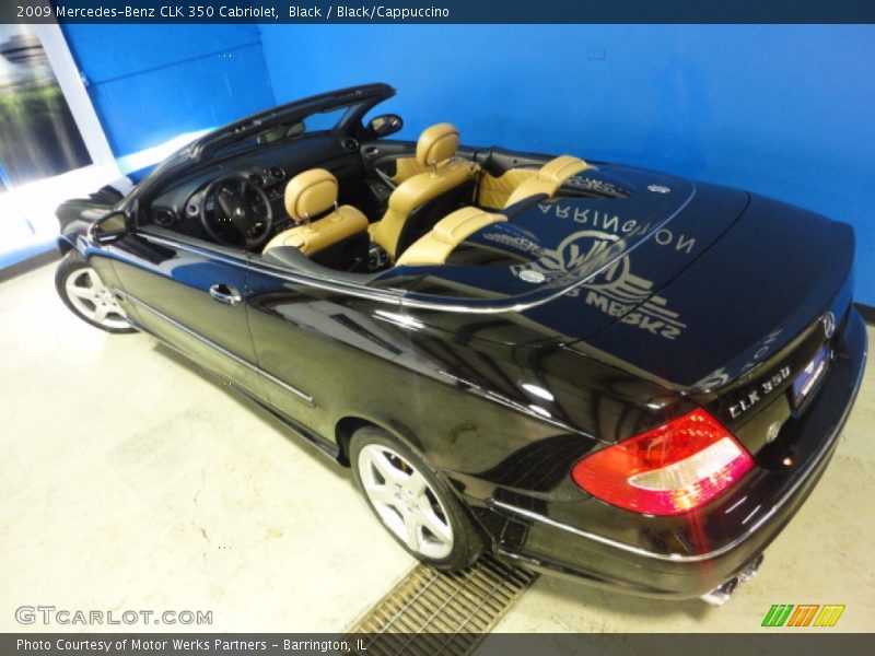 Black / Black/Cappuccino 2009 Mercedes-Benz CLK 350 Cabriolet