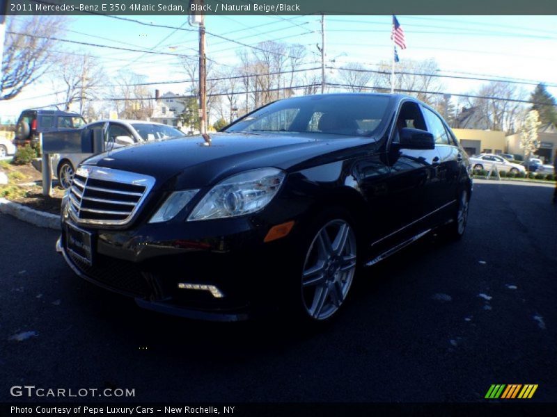 Black / Natural Beige/Black 2011 Mercedes-Benz E 350 4Matic Sedan