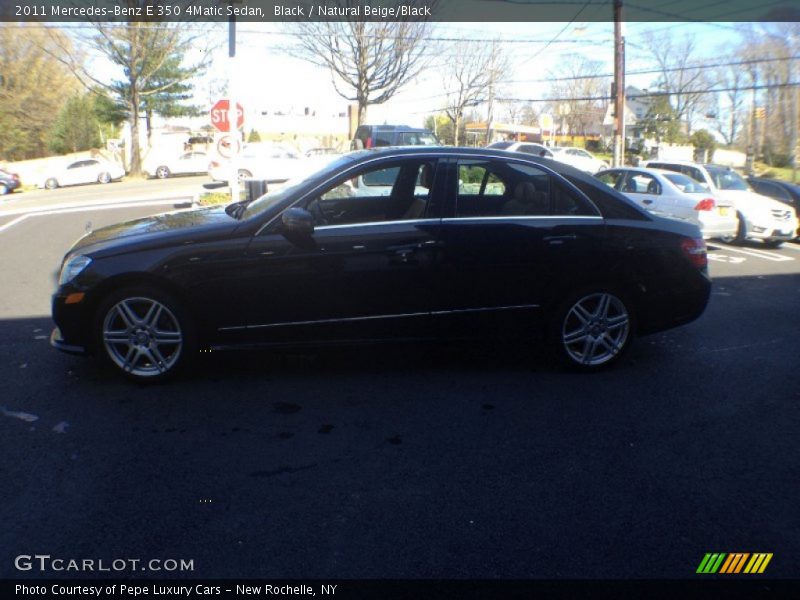 Black / Natural Beige/Black 2011 Mercedes-Benz E 350 4Matic Sedan