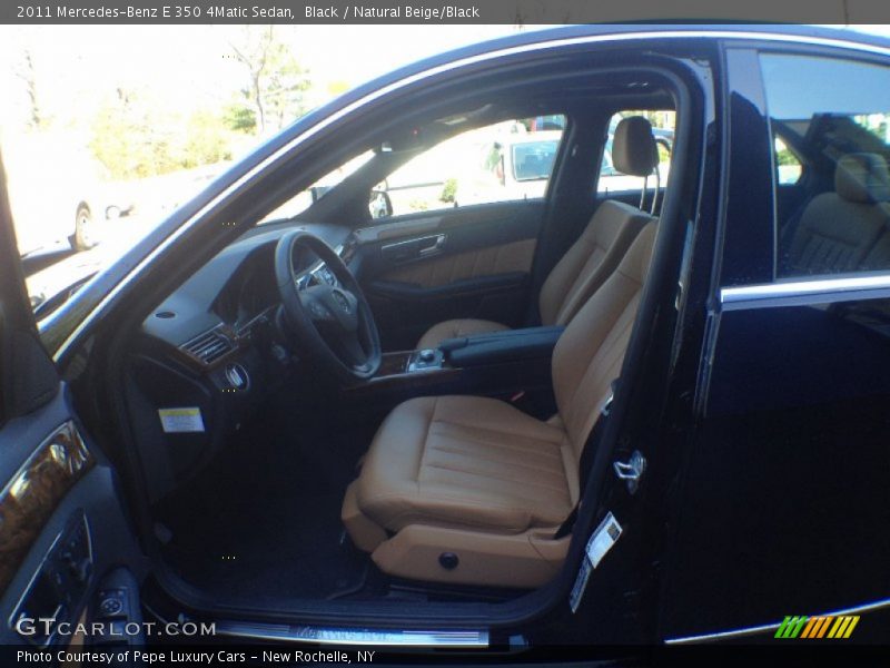 Black / Natural Beige/Black 2011 Mercedes-Benz E 350 4Matic Sedan