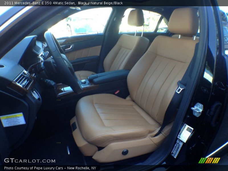 Black / Natural Beige/Black 2011 Mercedes-Benz E 350 4Matic Sedan
