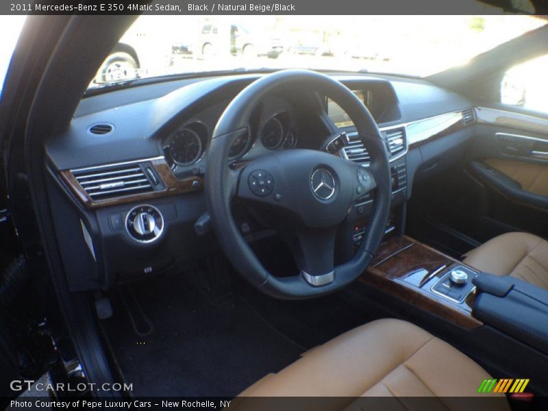 Black / Natural Beige/Black 2011 Mercedes-Benz E 350 4Matic Sedan