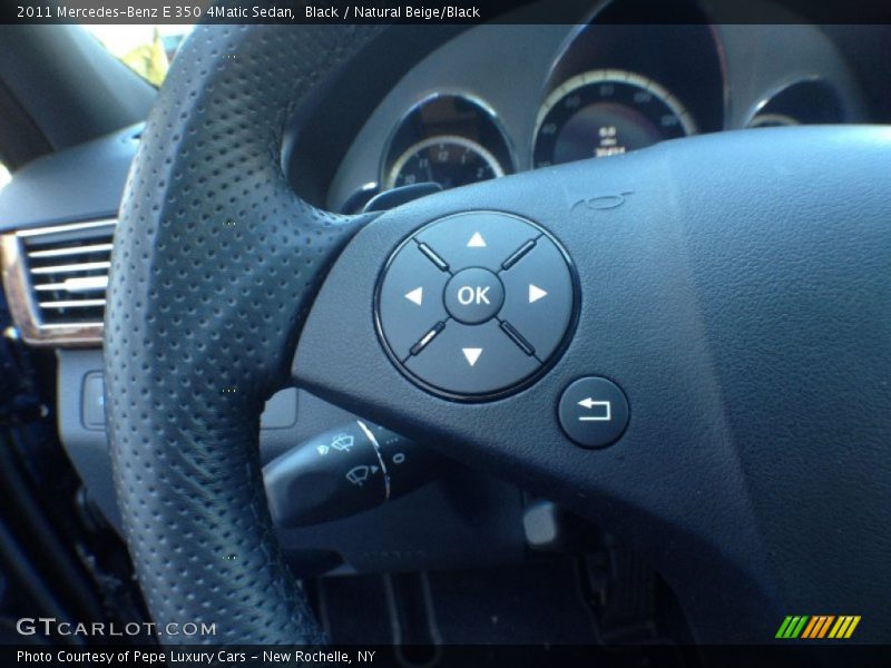 Black / Natural Beige/Black 2011 Mercedes-Benz E 350 4Matic Sedan
