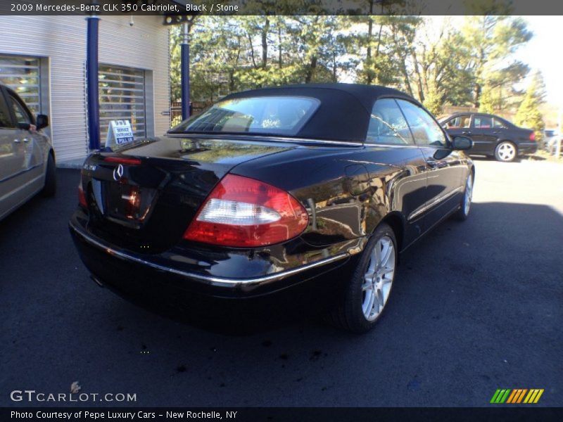 Black / Stone 2009 Mercedes-Benz CLK 350 Cabriolet