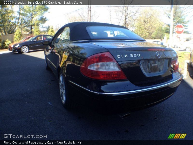 Black / Stone 2009 Mercedes-Benz CLK 350 Cabriolet