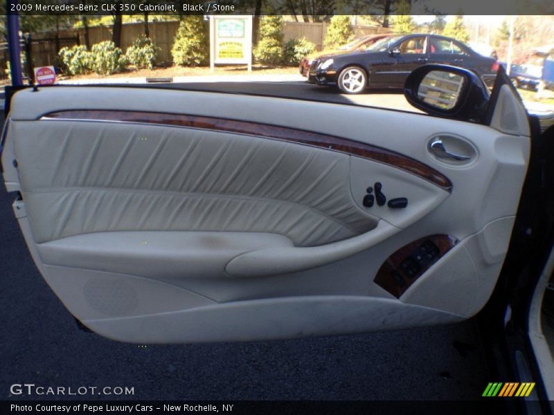 Black / Stone 2009 Mercedes-Benz CLK 350 Cabriolet