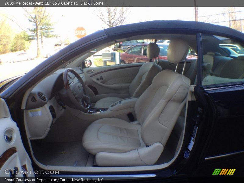 Black / Stone 2009 Mercedes-Benz CLK 350 Cabriolet